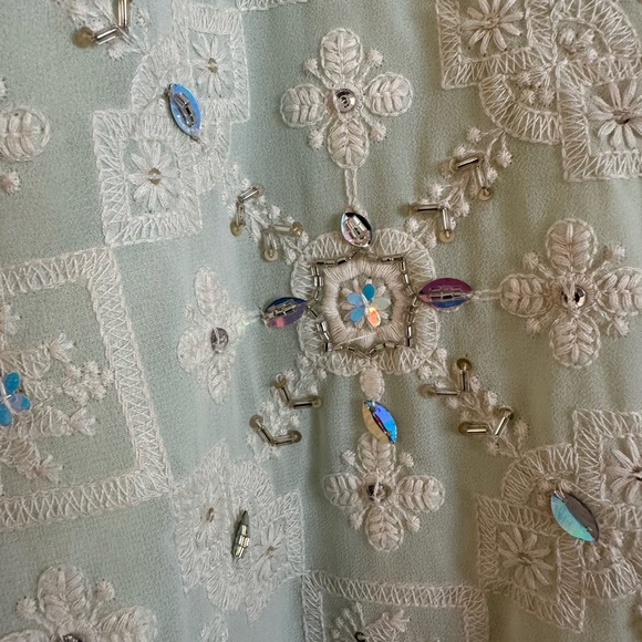 Lashkaraa Light Green Embroidered Suit - Picture 8 of 16